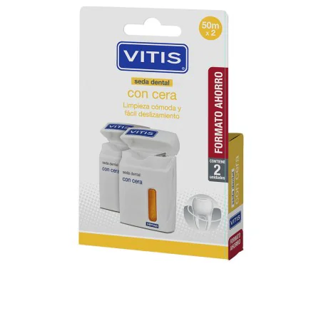 Dental Floss Vitis 50 m 2 Units by Vitis, Dental Floss - Ref: S05115436, Price: 9,28 €, Discount: %