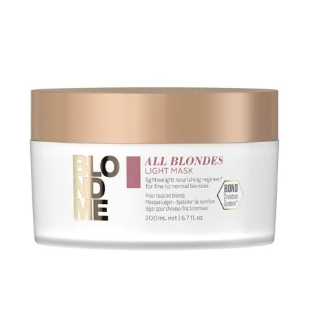 Masque nourrissant pour cheveux Schwarzkopf Blond Me 200 ml de Schwarzkopf, Soins et masques - Réf : S05115495, Prix : 16,89 ...