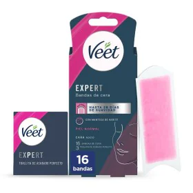 Gesichts-Enthaarungsstreifen Veet Expert (16 Stück) von Veet, Wachsen - Ref: S05115515, Preis: 5,98 €, Rabatt: %