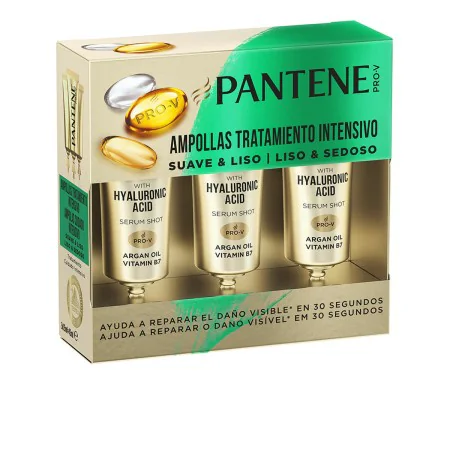 Trattamento Lisciante per Capelli Pantene 30 seconds Fiale 3 x 15 ml 15 ml di Pantene, Trattamenti liscianti - Rif: S05115679...