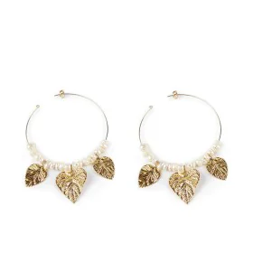 Boucles d´oreilles Femme Shabama Coron Laiton En or Perles 4 cm de Shabama, Boucles d'oreilles - Réf : S05115781, Prix : 36,7...