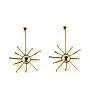 Ladies' Earrings Shabama Sun Brass gold-plated 7 cm by Shabama, Earrings - Ref: S05115790, Price: 28,81 €, Discount: %