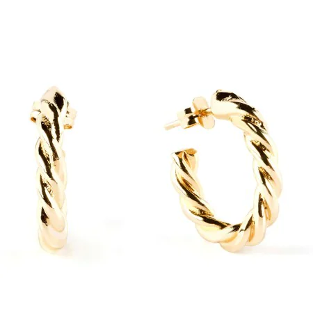 Ladies' Earrings Shabama Mali Brass gold-plated 2 cm by Shabama, Earrings - Ref: S05115791, Price: 16,76 €, Discount: %