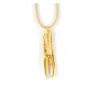 Colar feminino Shabama Tuent Cool Latão Banhado em flash dourado Nylon Bege 1 m de Shabama, Colares - Ref: S05115805, Preço: ...