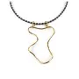 Ladies' Necklace Shabama Malawi Brass Flash gold-plated Leather 38 cm by Shabama, Necklaces - Ref: S05115808, Price: 35,94 €,...