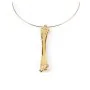 Ladies' Necklace Shabama Been Brass gold-plated Rigid 13 cm by Shabama, Necklaces - Ref: S05115810, Price: 54,44 €, Discount: %