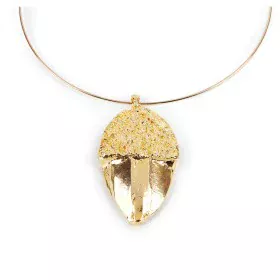 Ladies' Necklace Shabama Brass gold-plated Rigid Acorn 13 cm by Shabama, Necklaces - Ref: S05115811, Price: 54,44 €, Discount: %