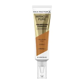 Base de Maquilhagem Cremosa Max Factor Miracle Pure Nº 89 Warm praline Spf 30 30 ml de Max Factor, Bases - Ref: S05115846, Pr...