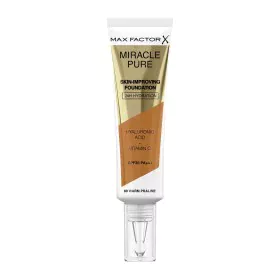 Crème Make-up Base Max Factor Miracle Pure Nº 89 Warm praline Spf 30 30 ml by Max Factor, Foundations - Ref: S05115846, Price...