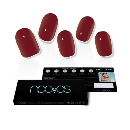 Faux ongles Nooves Midnight rain Gel Autocollants Rouge de Nooves, Faux ongles et accessoires - Réf : S05116351, Prix : 12,77...