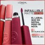 Rouge à lèvres liquide L'Oreal Make Up Infaillible Matte Resistance Nº 120 (1 Unités) de L'Oreal Make Up, Rouges à lèvres - R...