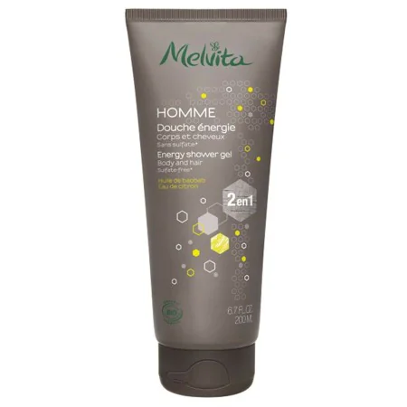 Gel e Champô 2 em 1 Melvita MELVITA HOMME 200 ml Energizante de Melvita, Géis de duche - Ref: S05116861, Preço: 8,01 €, Desco...