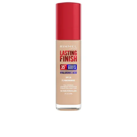 Cremige Make-up Grundierung Rimmel London Lasting Finish Nº 050 Fair Porcelain Spf 20 30 ml von Rimmel London, Grundierung - ...