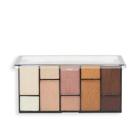 Paleta de Sombras de Olhos Revolution Make Up Reloaded Dimension Neutral charm de Revolution Make Up, Sombras de olhos - Ref:...