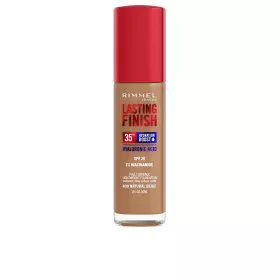 Base de Maquillaje Fluida Rimmel London Lasting Finish Nº 400 Natural Beige Spf 20 30 ml de Rimmel London, Bases - Ref: S0511...