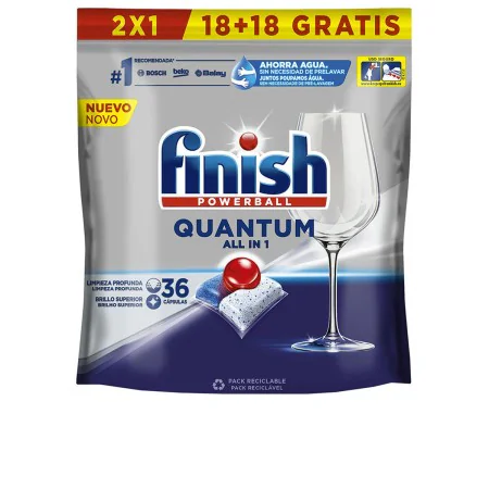 Pastillas para Lavavajillas Finish Quantum (36 Unidades) de Finish, Detergentes - Ref: S05117287, Precio: 10,36 €, Descuento: %