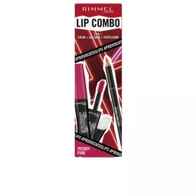 Conjunto de Maquilhagem Rimmel London Lip Combo 3 Peças Trendy Pink de Rimmel London, Batom - Ref: S05117970, Preço: 11,86 €,...