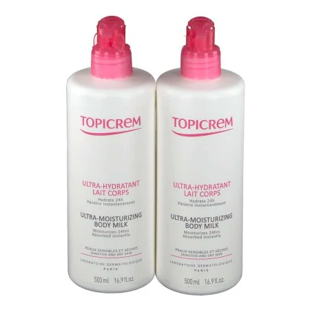 Body Lotion Topicrem 2 Units 500 ml by Topicrem, Moisturisers - Ref: S05117977, Price: 18,59 €, Discount: %