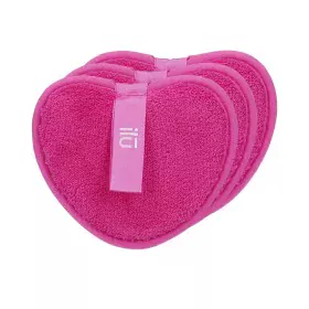 Make-up Remover Pads Ilū Reusable Heart Pink (3 Units) by Ilū, Cleansers and scrubs - Ref: S05118085, Price: 7,03 €, Discount: %