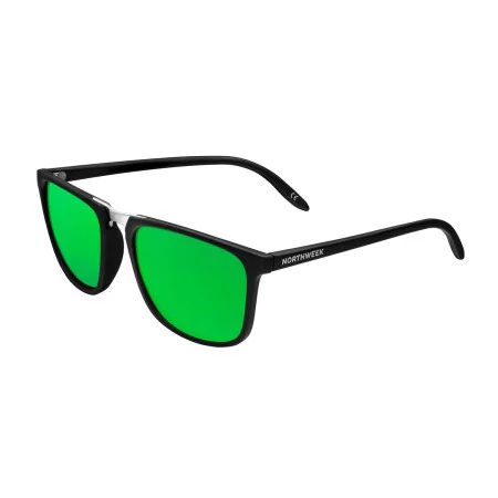 Occhiali da sole Unisex Northweek Shelter Matte Ø 47 mm Verde Nero di Northweek, Occhiali e accessori - Rif: S05118438, Prezz...