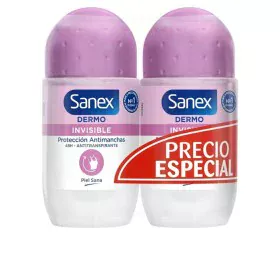 Déodorant Roll-On Sanex Invisible 2 x 50 ml de Sanex, Déodorants et anti-transpirants - Réf : S05118737, Prix : 5,54 €, Remis...