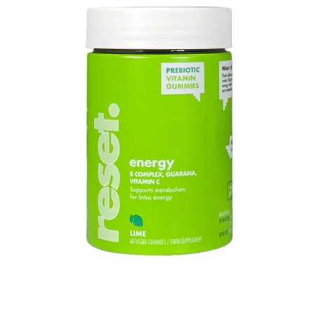 Complemento Alimenticio Reset Energy Gominolas Lima 60 unidades de Reset, Combinación de multivitaminas y minerales - Ref: S0...