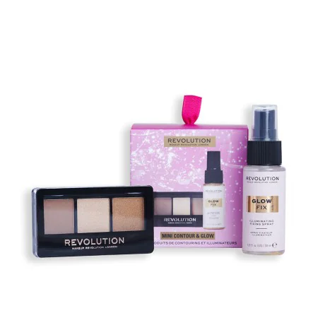 Set de Maquillage Revolution Make Up Mini Contour & Glow 2 Pièces de Revolution Make Up, Coffrets de maquillage - Réf : S0511...