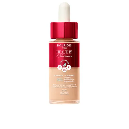 Base de Maquilhagem Fluida Bourjois Healthy Mix Sérum Nº 53W Light beige 30 ml de Bourjois, Bases - Ref: S05120130, Preço: 20...