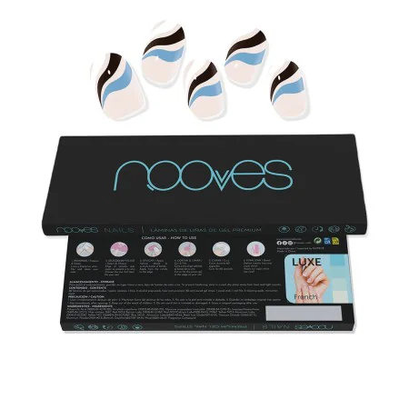 Gel-Nagel-Folien Nooves Flowing stream (20 Stück) von Nooves, Kunstnägel und Zubehör - Ref: S05120364, Preis: 12,77 €, Rabatt: %