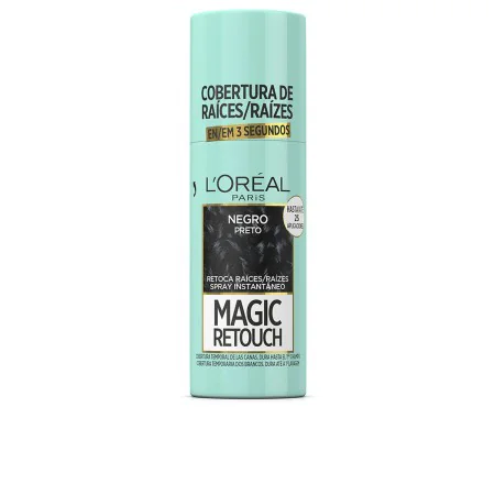 Spray Correcteur de Racines Temporaire L'Oréal Paris Magic Retouch Noir 75 ml de L'Oréal Paris, Correcteurs de couleur - Réf ...