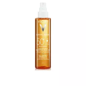 Olio Solare Vichy Capital Soleil Spf 50 200 ml Invisible di Vichy, Filtri solari - Rif: S05120773, Prezzo: 24,70 €, Sconto: %