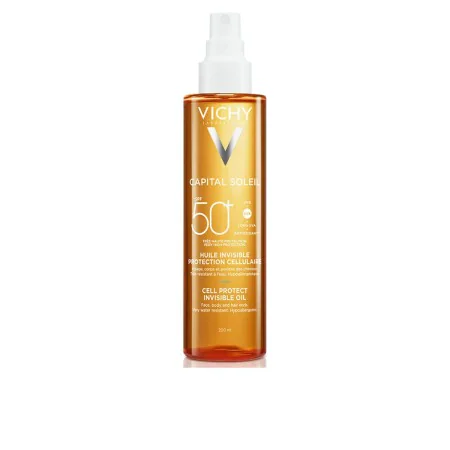 Olio Solare Vichy Capital Soleil Spf 50 200 ml Invisible di Vichy, Filtri solari - Rif: S05120773, Prezzo: 25,62 €, Sconto: %