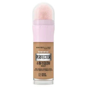 Base de Maquillaje Fluida Maybelline Instant Age Perfector Glow Nº 02 Medium Moyenne 20 ml de Maybelline, Bases - Ref: S05120...