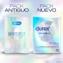 Preservativos Invisible Extra Sensitivo Durex 24 Unidades de Durex, Preservativos masculinos - Ref: S05120864, Preço: 17,23 €...