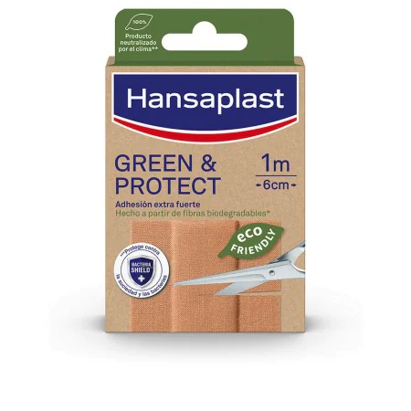 Pflaster Hansaplast Green & Protect 10 x 6 cm 10 Stück von Hansaplast, Pflaster, Verbände und Verbandsmaterial - Ref: S051209...