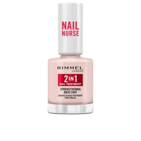 Nail Base Gel Rimmel London Nail Nurse In 12 ml 2-in-1 Strengthening Treatment by Rimmel London, Base Coat - Ref: S05121421, ...