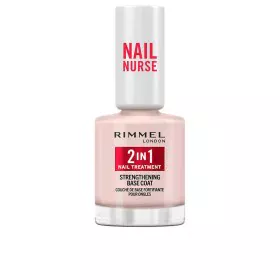 Nail Base Gel Rimmel London Nail Nurse In 12 ml 2-in-1 Strengthening Treatment by Rimmel London, Base Coat - Ref: S05121421, ...