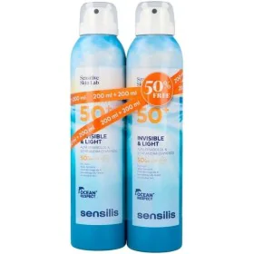 Spray Protecteur Solaire Sensilis Invisible and Light SPF 50+ 200 ml x 2 de Sensilis, Filtres solaires - Réf : S05121763, Pri...