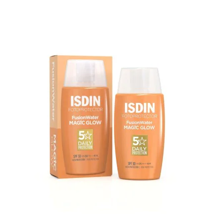 Facial Sun Cream Isdin Fusion Water Magic Glow Spf 30 50 ml by Isdin, Sun filters - Ref: S05122329, Price: 27,94 €, Discount: %