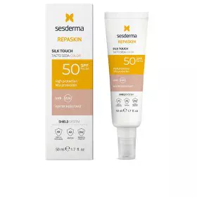 Crème Solaire Avec Couleur Sesderma REPASKIN Spf 50 50 ml Soyeux de Sesderma, Filtres solaires - Réf : S05122937, Prix : 18,8...