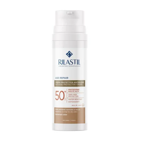 Sun Protection with Colour Rilastil Age Repair SPF 50+ 50 ml Anti-ageing by Rilastil, Sun filters - Ref: S05123271, Price: 17...