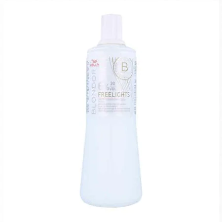 Crema Schiarente Blondor Freelight Wella WELLOXON PERFECT 1 L 6% 20 vol (1L) di Wella, Acqua ossigenata per capelli - Rif: S0...