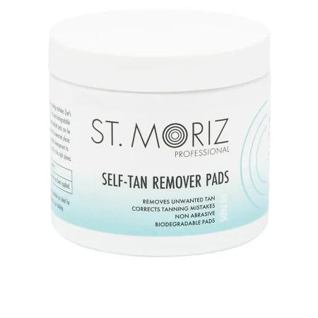 Disques pour le visage St. Moriz PROFESSIONAL ST. MORIZ Démaquillant Autobronzant (60 Unités) de St. Moriz, Nettoyants et exf...