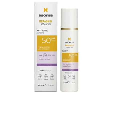 Protetor Solar Facial Sesderma Repaskin Urban 365 Spf 50 50 ml Antienvelhecimento Antipoluição de Sesderma, Filtros solares -...