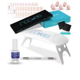 Manicure Set Nooves Premium Light Pink Gel Nail Strips 8 Pieces by Nooves, False nails and accessories - Ref: S05124060, Pric...