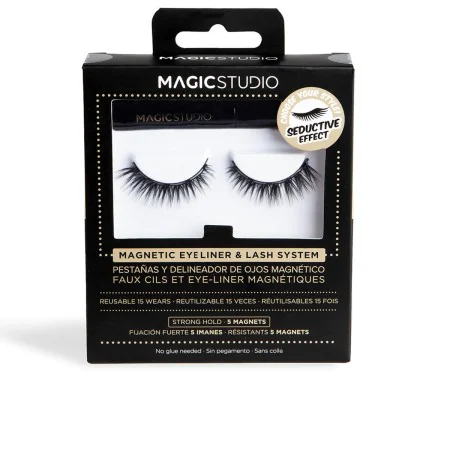 Set of false eyelashes Magic Studio Seductive Magnetic 2 Pieces by Magic Studio, Eyes - Ref: S05124499, Price: 8,72 €, Discou...