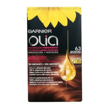 Tinte sin Amoniaco Olia Garnier 3600541234925 Rubio Oscuro Dorado de Garnier, Coloración permanente - Ref: S0521924, Precio: ...