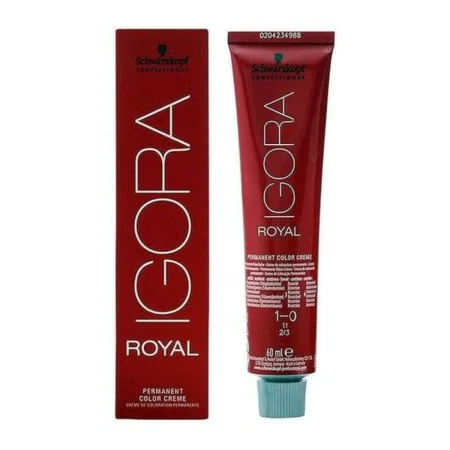 Tinta Permanente Igora Royal Schwarzkopf Igora Royal 1-0 Nº 1-0 Nº 9.0-rubio muy claro Nº 8.0-rubio claro 60 ml de Schwarzkop...