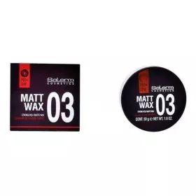 Cera di Fissaggio Forte Matt Wax Salerm (50 g) di Salerm, Paste, argille e cere - Rif: S0532882, Prezzo: 10,09 €, Sconto: %