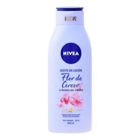 Lotion à huile de fleur de cerisier et huile de jojoba Nivea Aceite En Locion (400 ml) 400 ml de Nivea, Hydratants - Réf : S0...